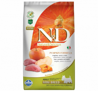 N&D Tahılsız Adult Mini Balkabağı Yaban Domuzu ve Elmalı 2.5 kg 2500 gr Köpek Maması kullananlar yorumlar